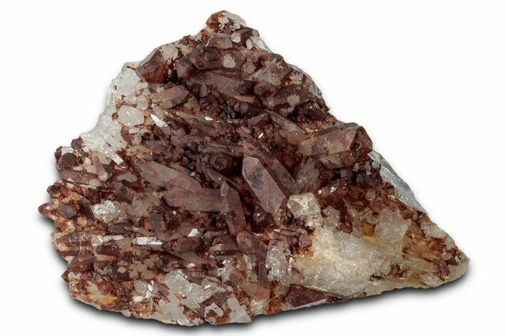 Tangerine Quartz Crystal Cluster - Brazil #328940